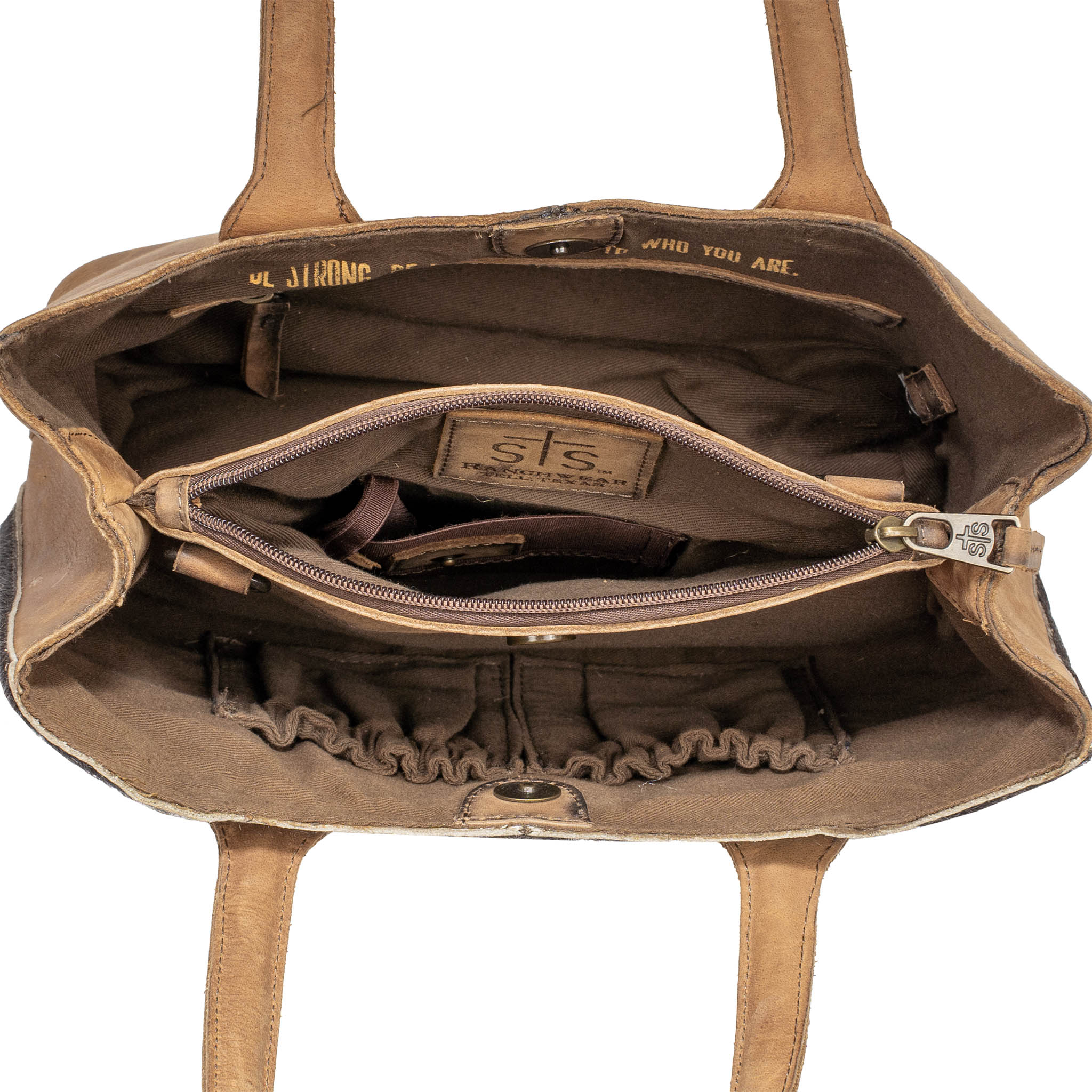 Cowhide Josie Satchel