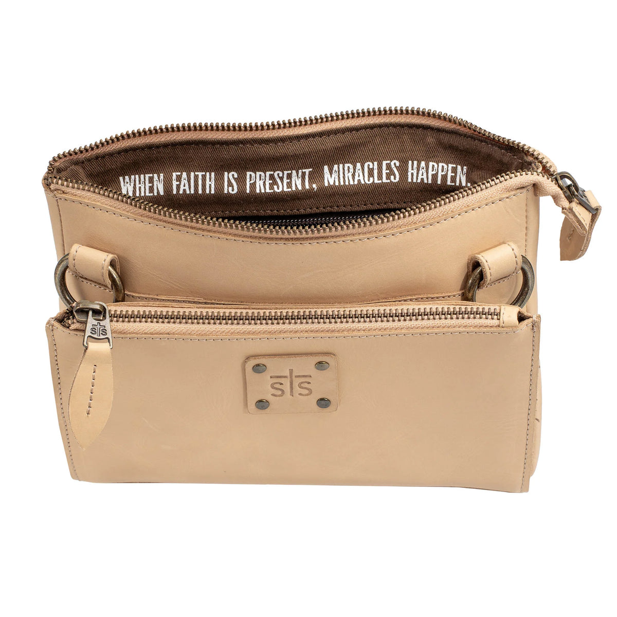 Basic Bliss Buckskin Lily Crossbody
