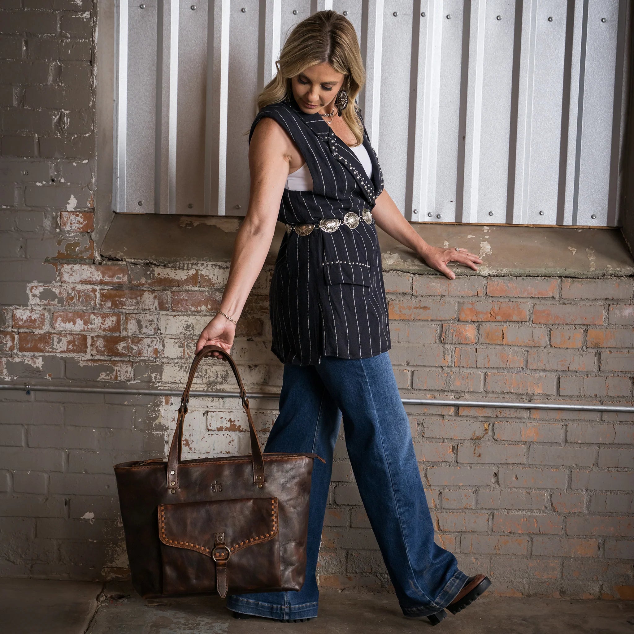 Bandera Chocolate Carry-All Tote