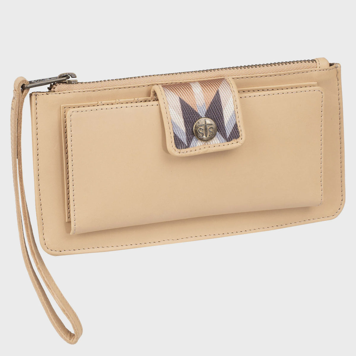 Basic Bliss Buckskin Haley Bifold Wristlet