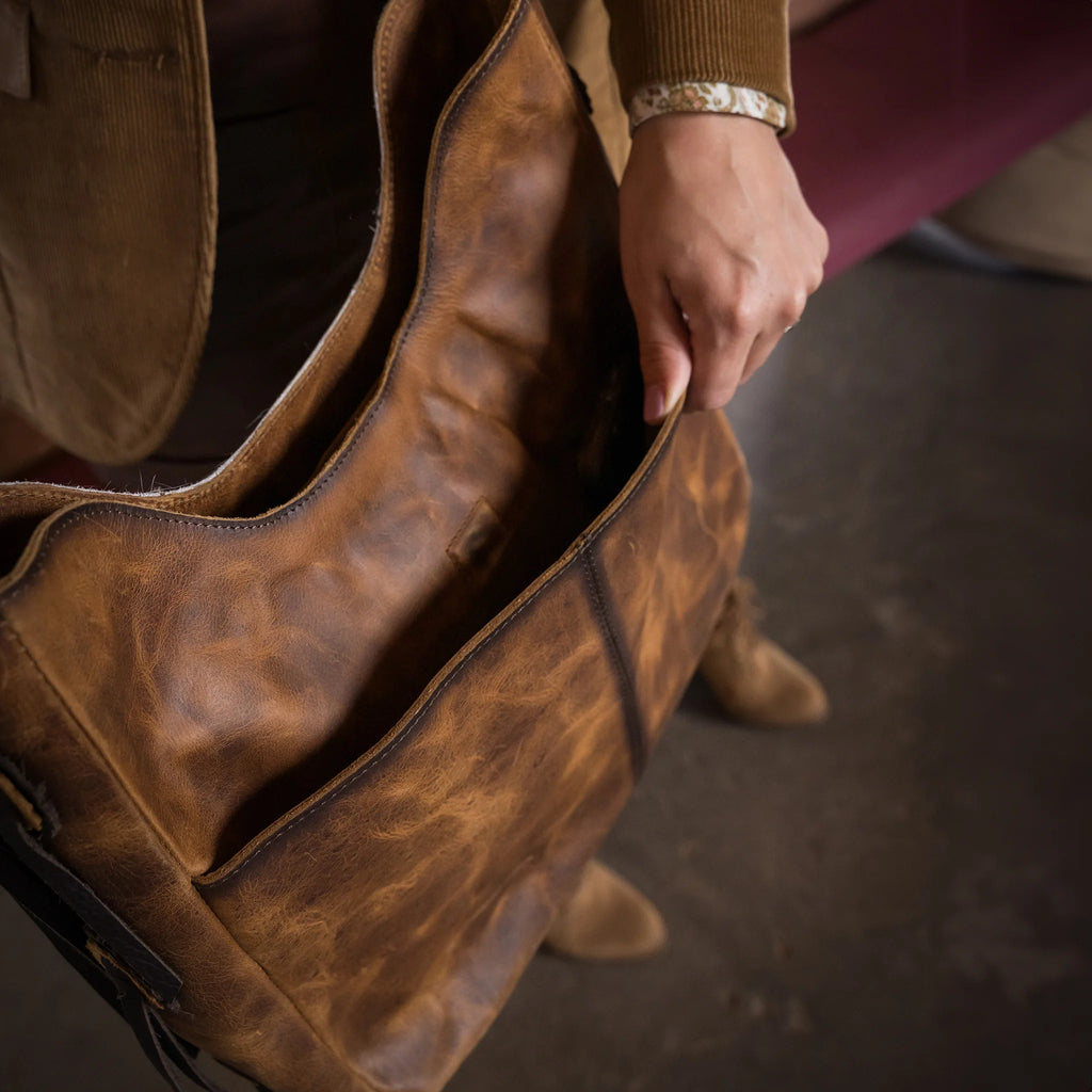 Guadalupe Cowhide Hobo Bag