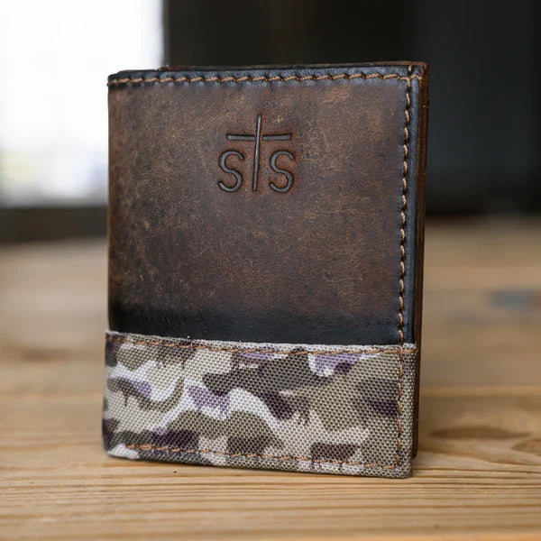 Bull Camo Trifold Wallet