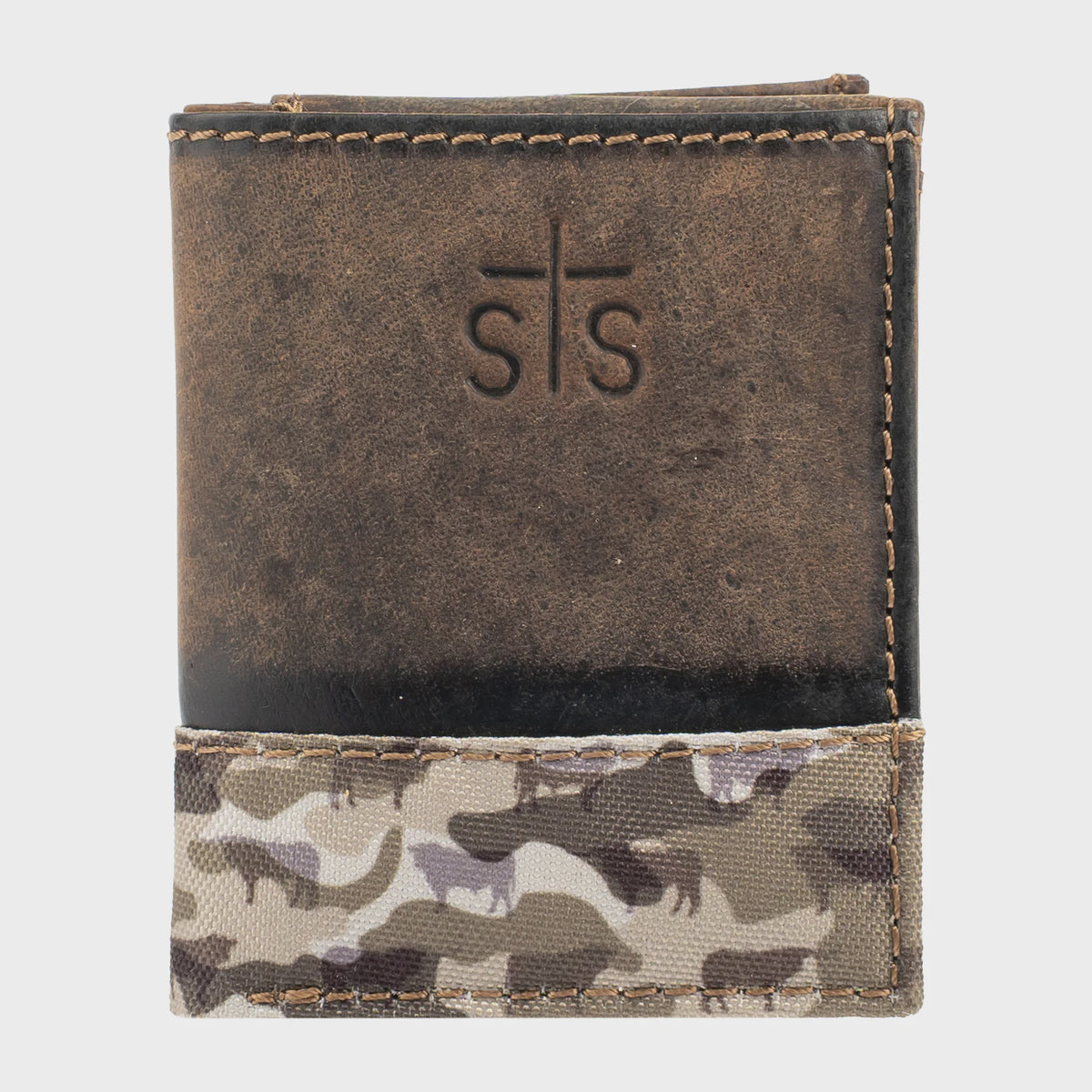 Bull Camo Trifold Wallet