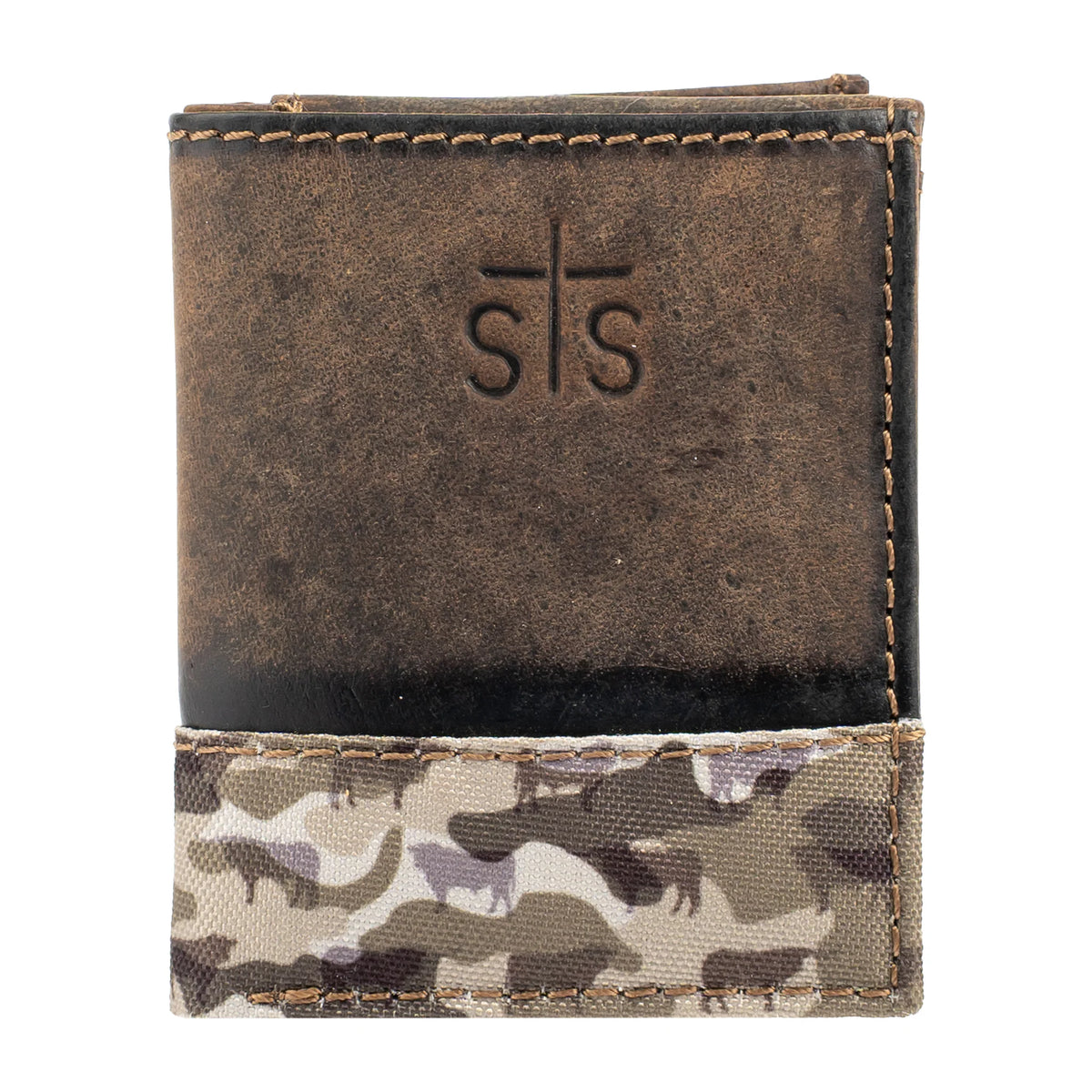 Bull Camo Trifold Wallet