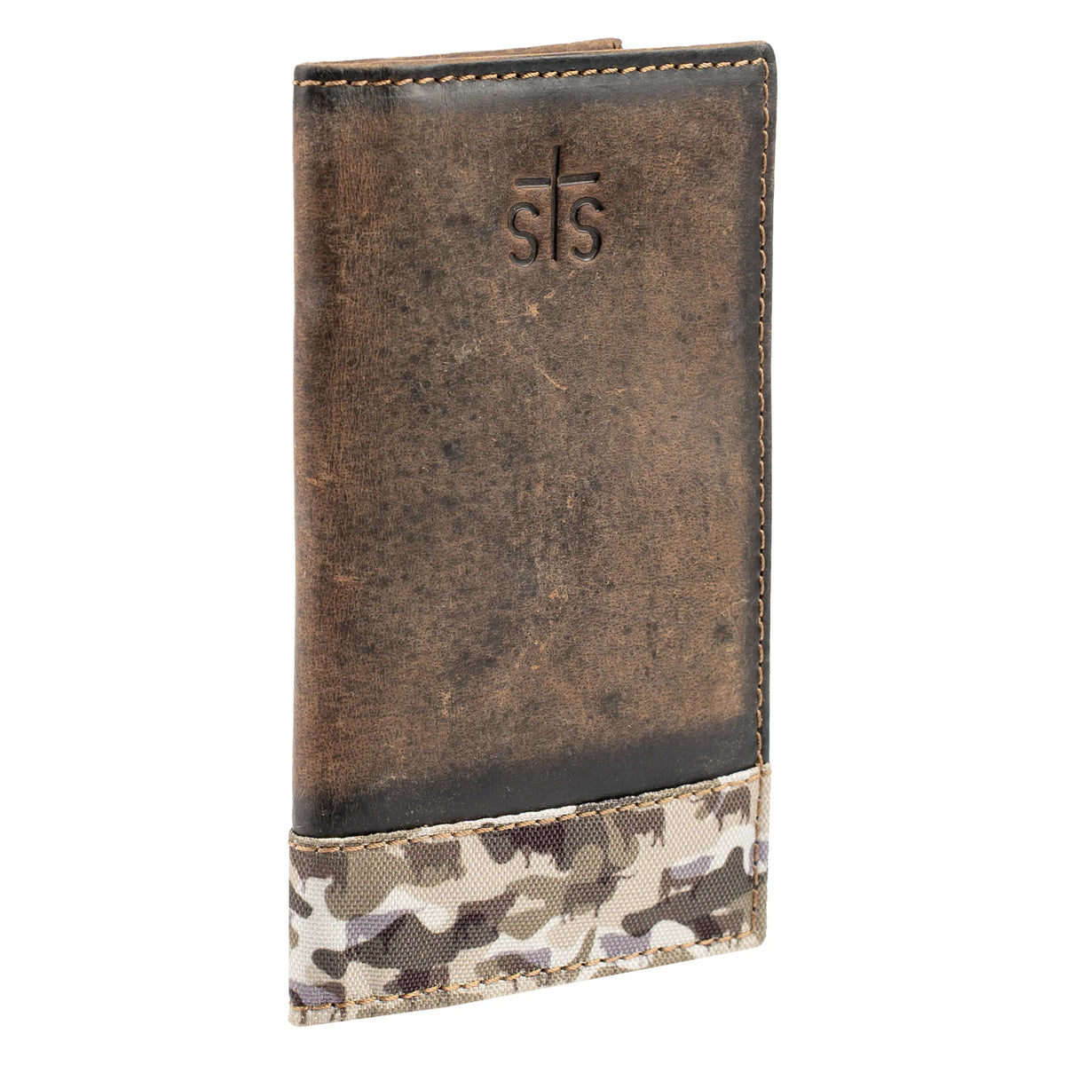 Bull Camo Long Bifold Wallet