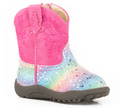 Infant Girls Multi Rainbow Glitter