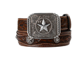 Boys Hair Belt  Floral Embossed Overlay