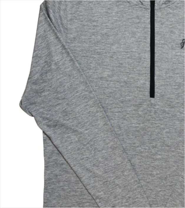 1/4 Zip Grey Pullover