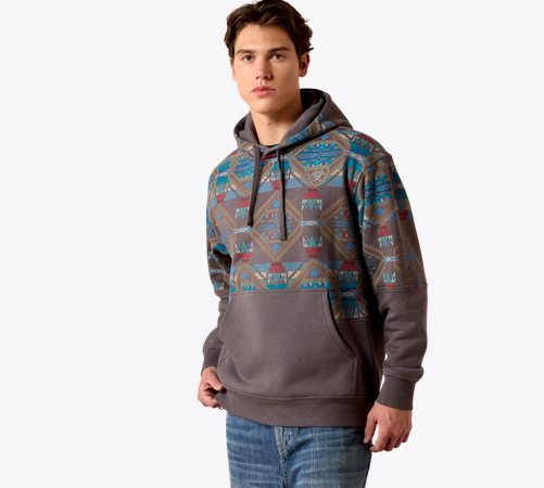 MNS Color Block Hoodie