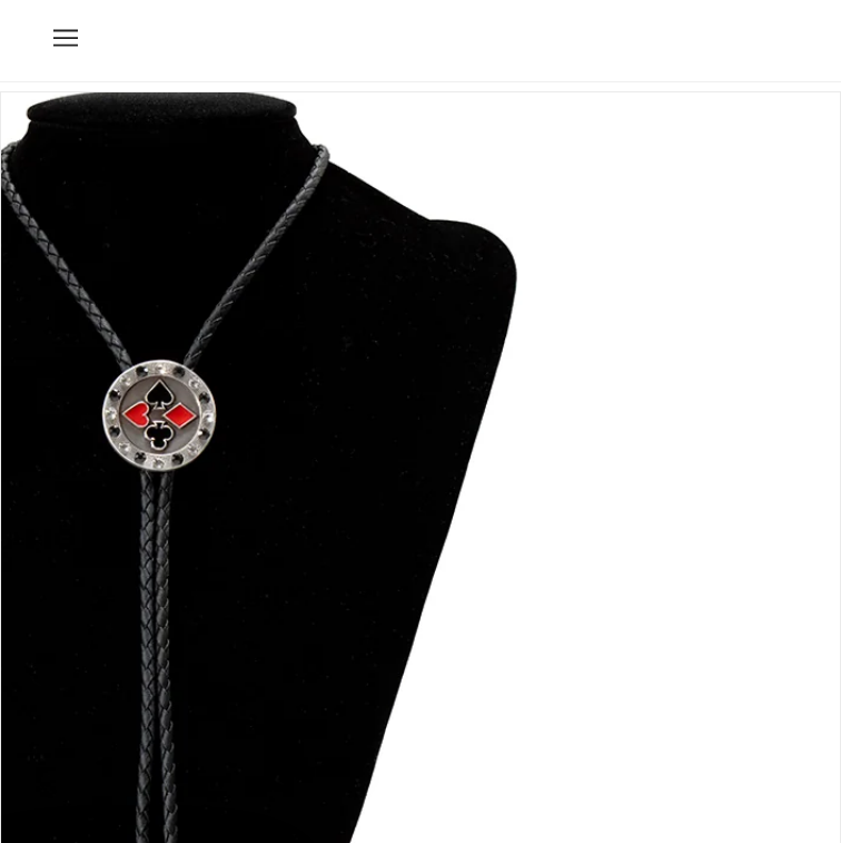 Double S Western Bolo Tie #22414