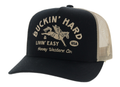 Buckin' Hard, Black / Tan 5 Panel