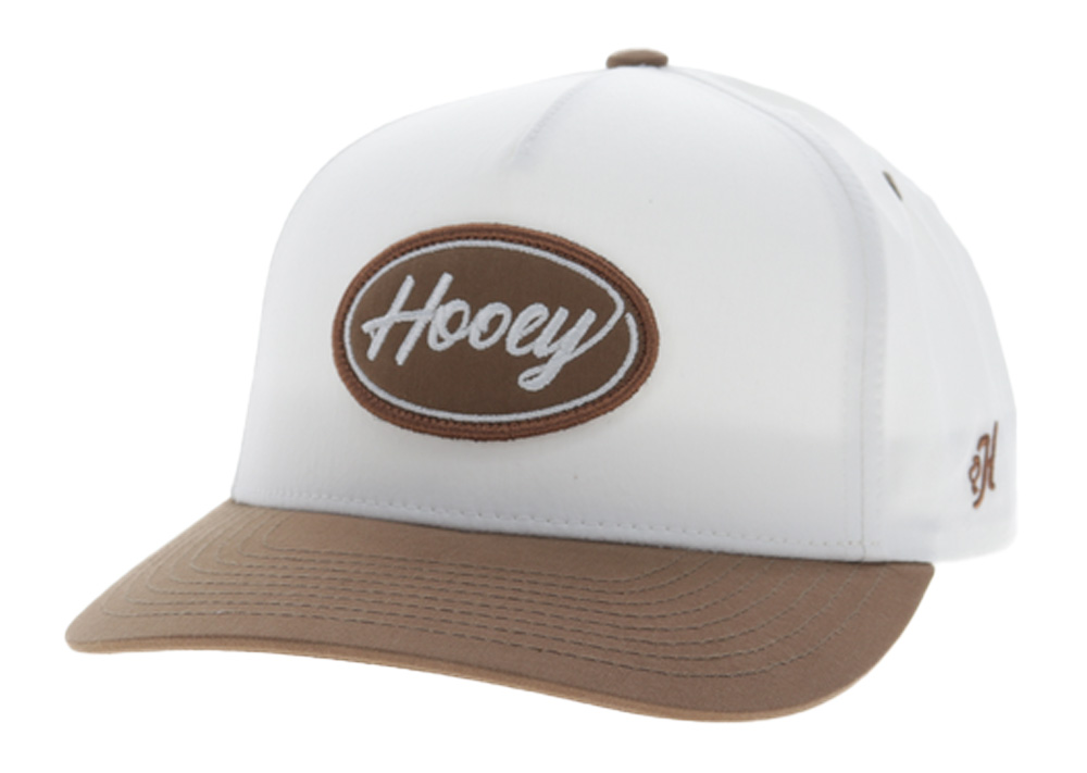 Ranger, White 5-Panel Trucker with Tan