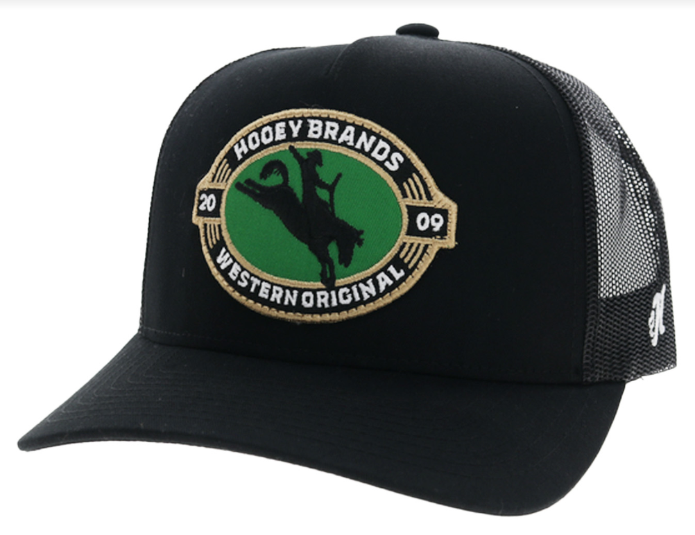 Pinch, Black 5-Panel Trucker with Black