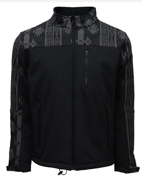 JACKSONS BLACK AZTEC JACKET