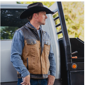 Men's Wayne Vest - Khaki