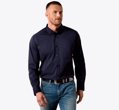 Ariat Navy Everything Classic Fit Shirt