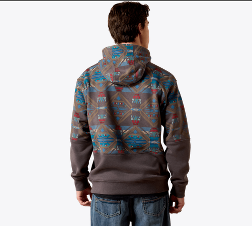 MNS Color Block Hoodie