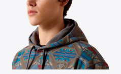 MNS Color Block Hoodie
