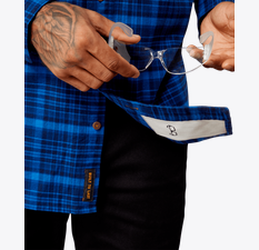 Mens Rebar Flannel DuraStretch Work Shirt