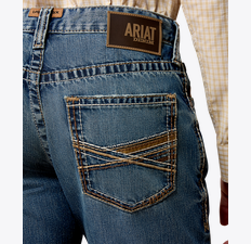 Ariat Mens M4 Relaxed Xavier Boot Cut Jeans