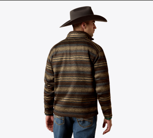 Mens Ariat Caldwell Serape 1/4 Zip Sweater