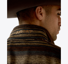 Mens Ariat Caldwell Serape 1/4 Zip Sweater