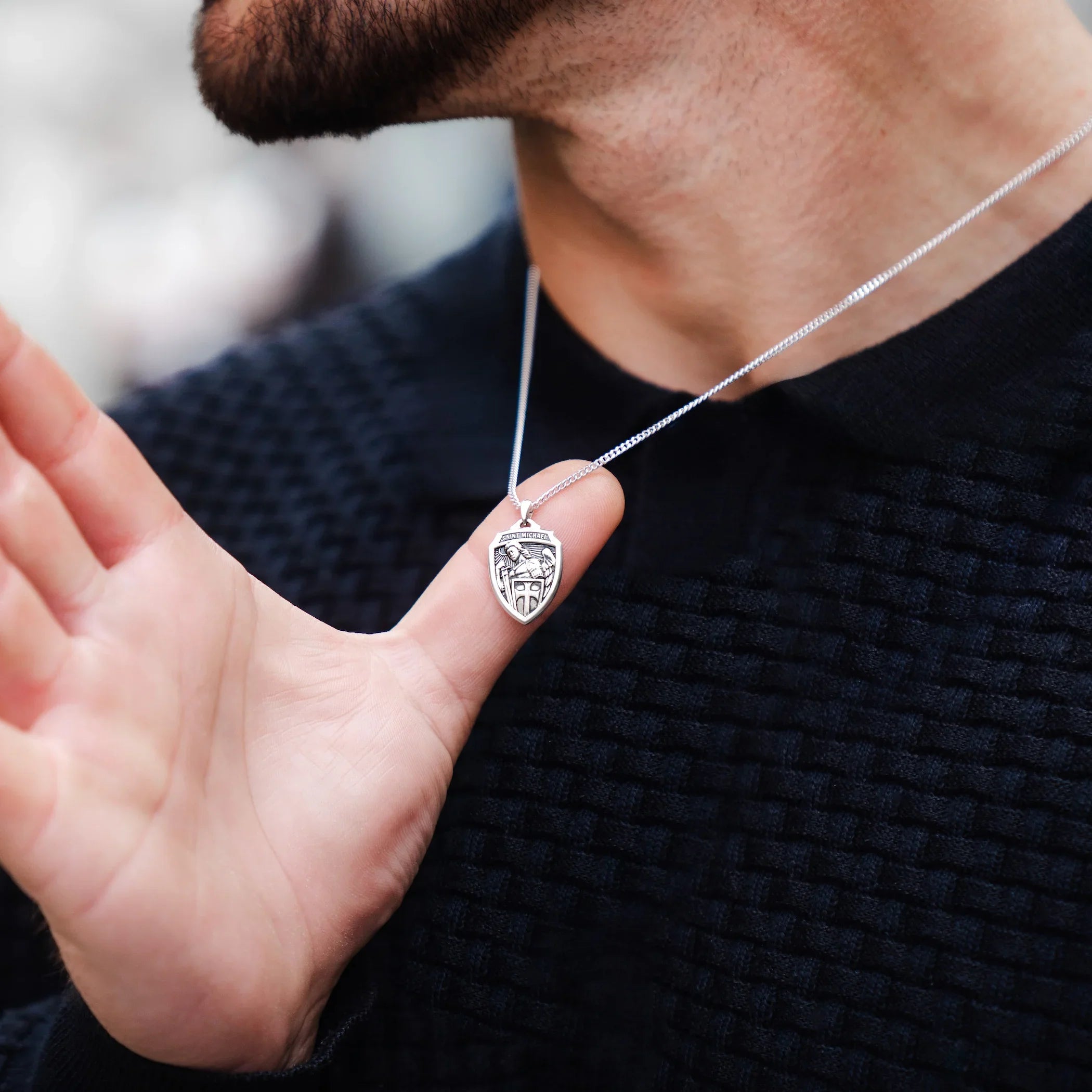 St. Michael Set - Sterling Silver Set