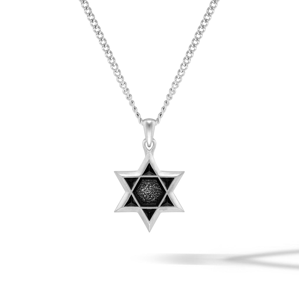 Star Of David Pendant - Silver