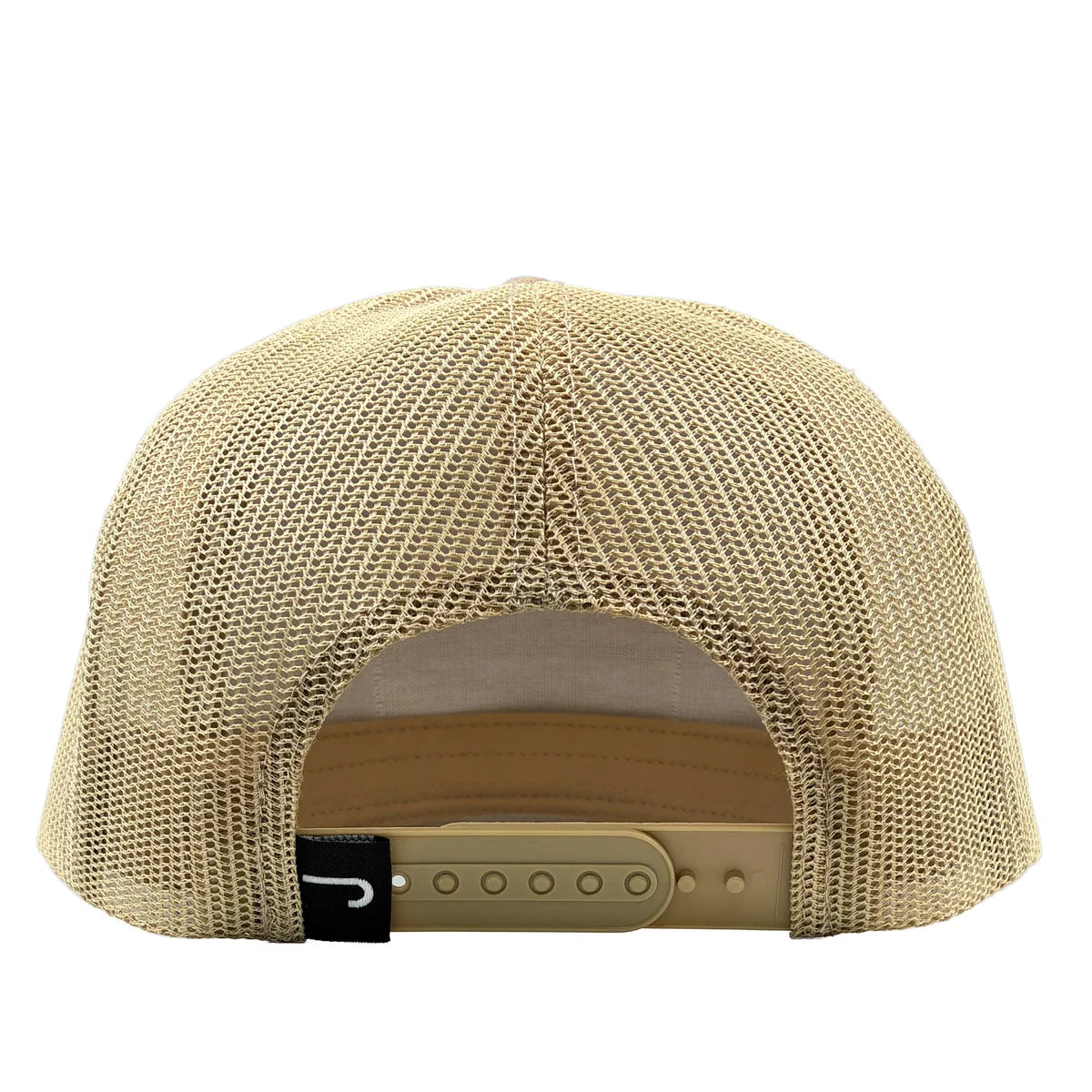 Lazy J Tan Big Bend Curved Bill Trucker Hat