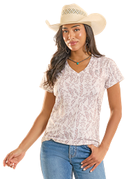 Boot Stitch Print Tee
