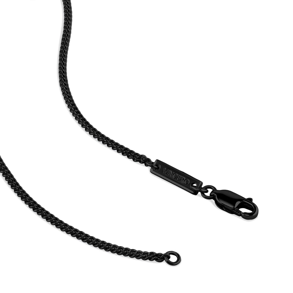 Initial Tag Necklace - Stealth