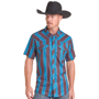TEK STRIPE PRINTED SS SNAP