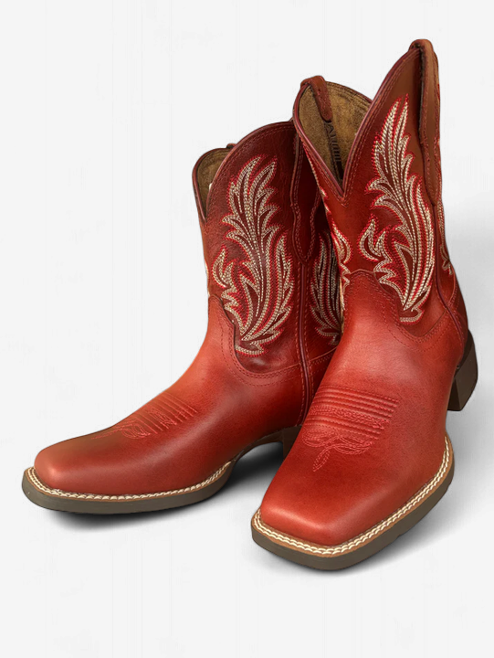 Ariat Women's Round Up Filly Flame Red