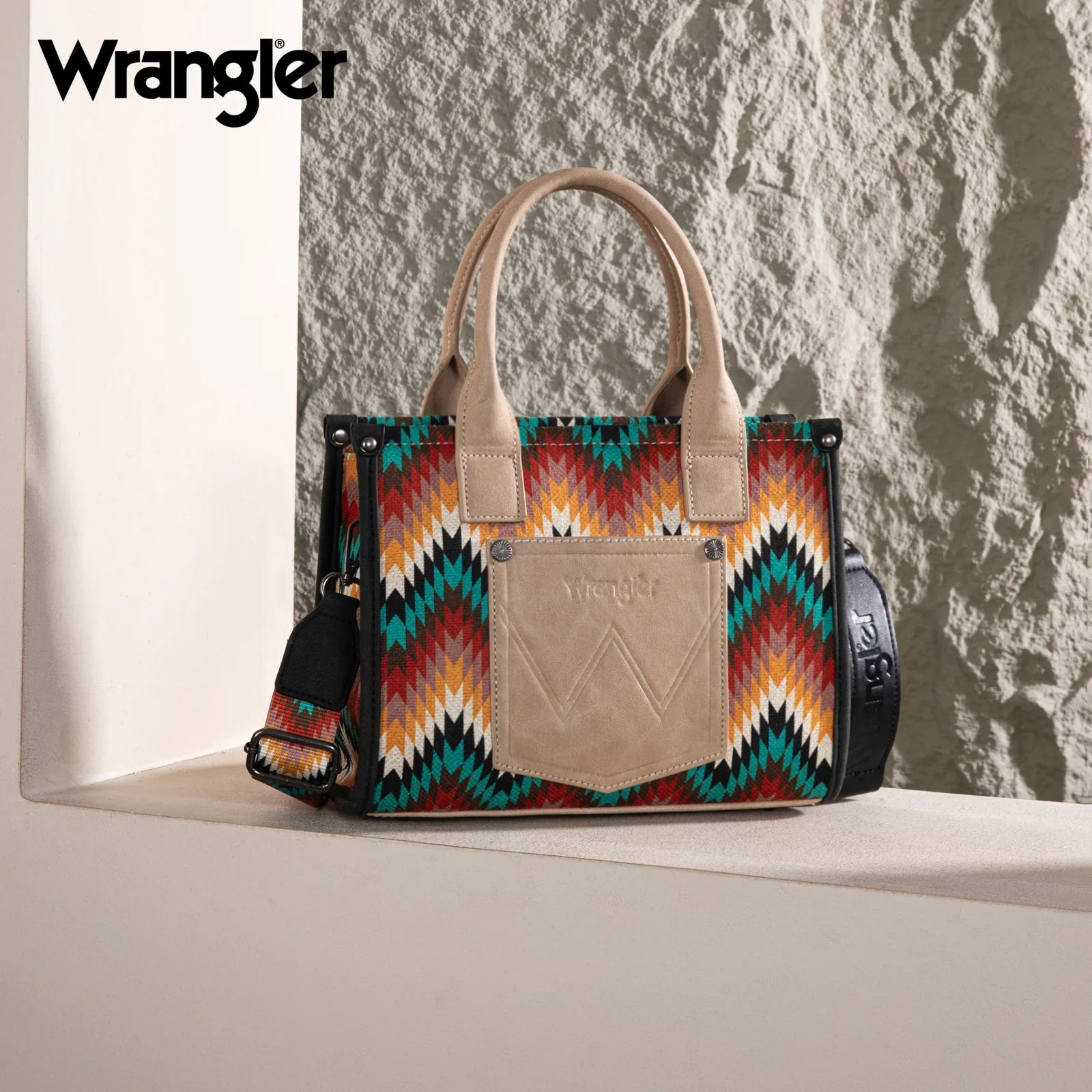 Women's Southwestern Small Canvas Tote