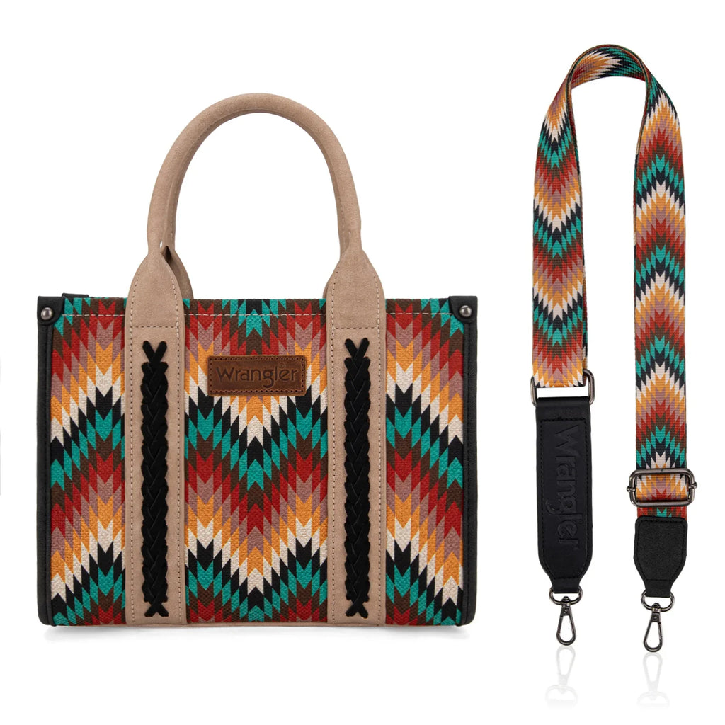 Women's Southwestern Small Canvas Tote