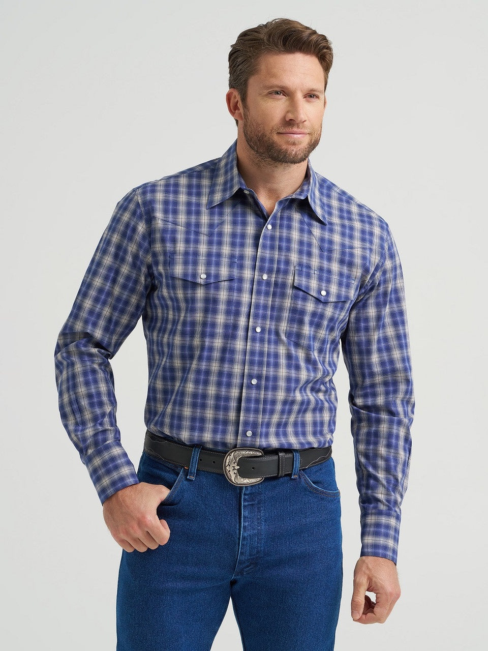 112369434 BLUE PLAID