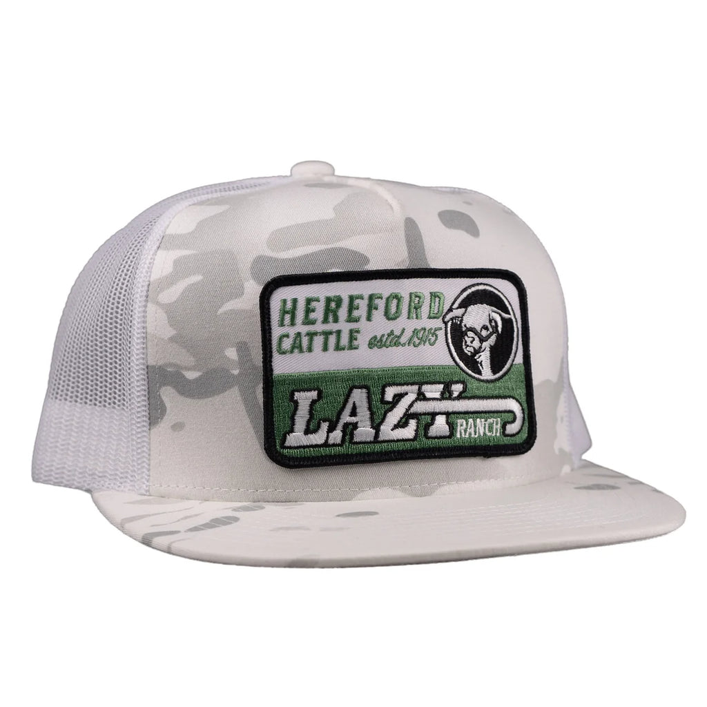 Lazy J Ranch White Camouflage  Classic Trucker Hat