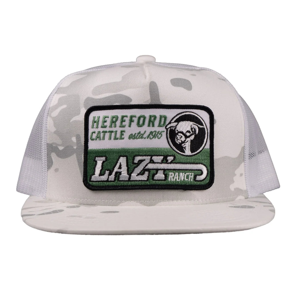 Lazy J Ranch White Camouflage  Classic Trucker Hat