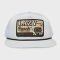 Lazy J Ranch White Brown Cool Front Trucker Hat