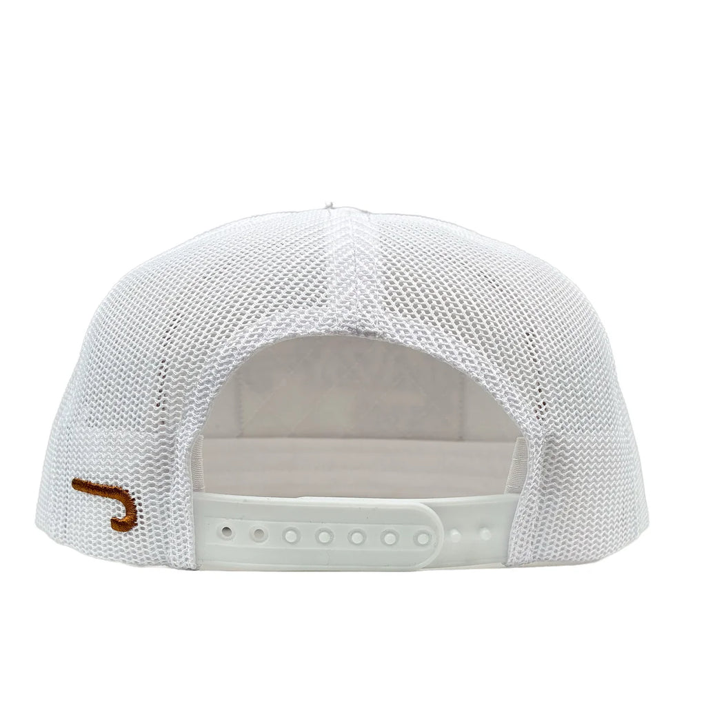 Lazy J Ranch White Brown Cool Front Trucker Hat