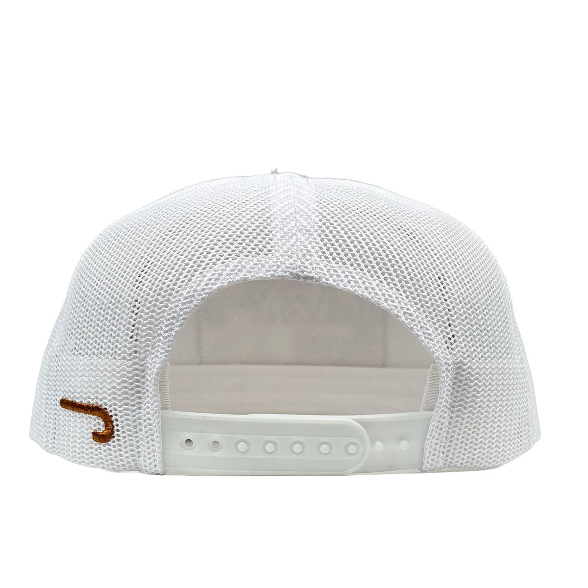 Lazy J Ranch White Brown Cool Front Trucker Hat