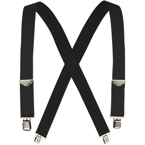 1-1/2" X-Back Work Clip-On Suspender- Navy Blue