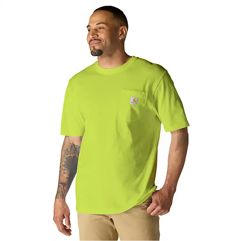 K87 Loose Fit Short Sleeve Lime Green