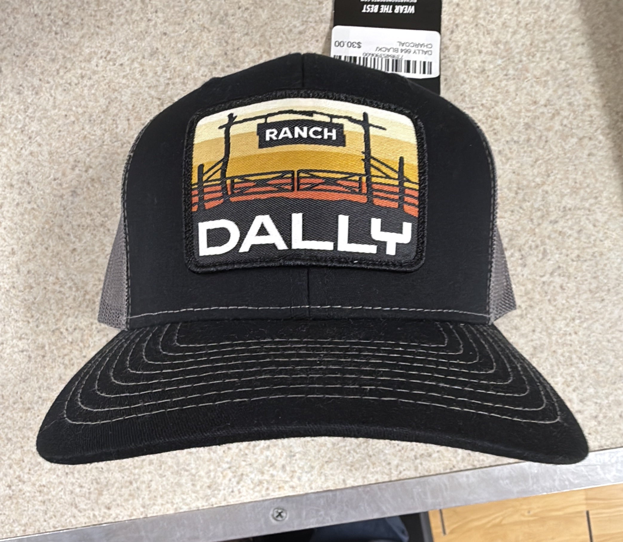 DALLY 664 BLACK/CHARCOAL