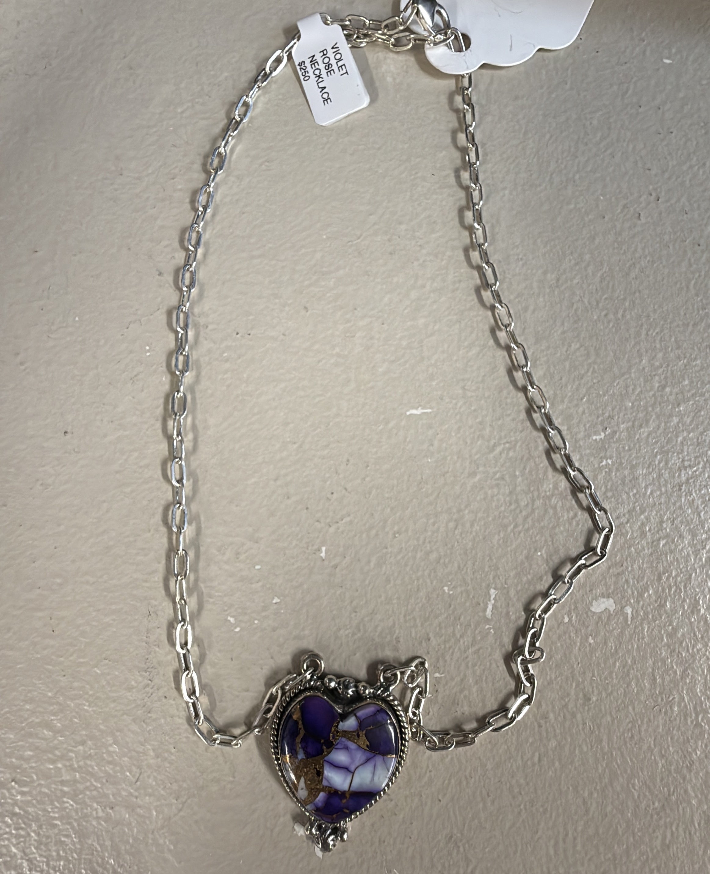 Violet Rose Necklace