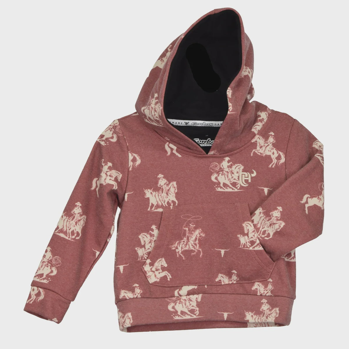 Cowboy Hardware Youth' Fleece Desert Bronc Hoodie
