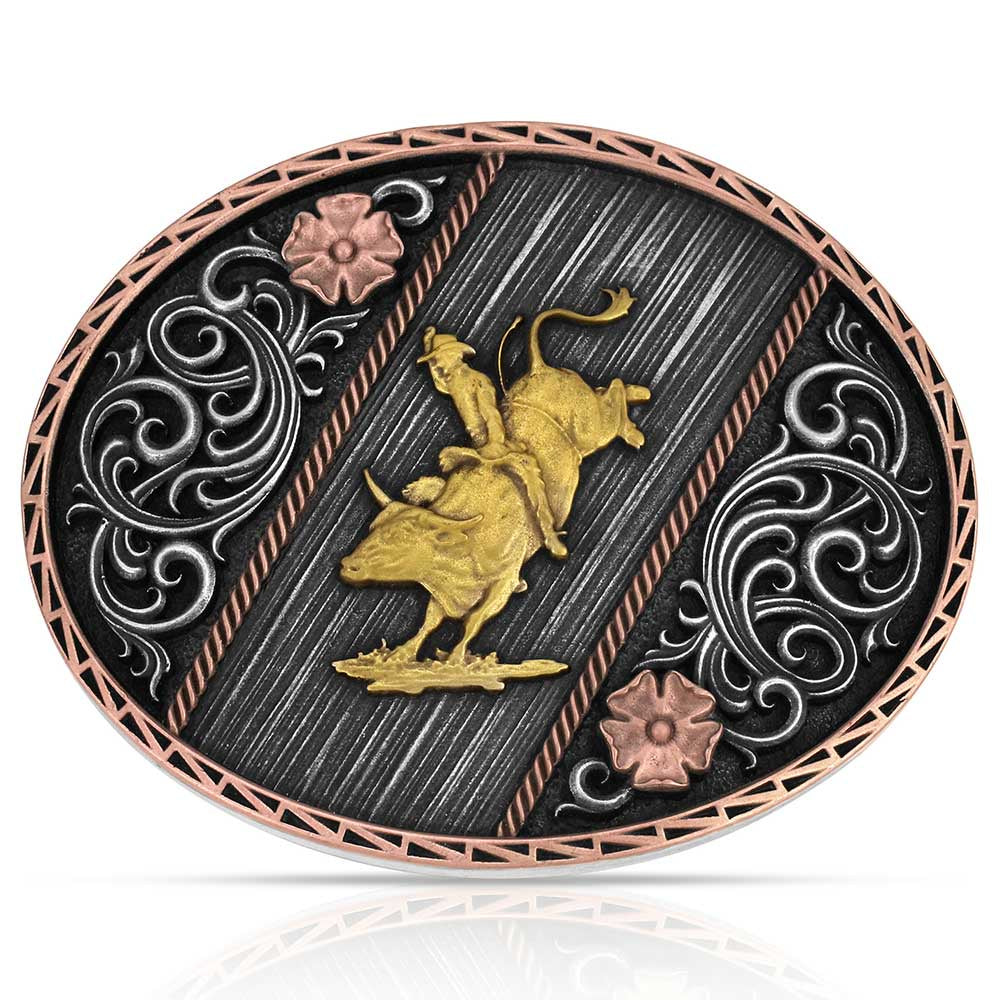 AB Oval Filigree Bullrider