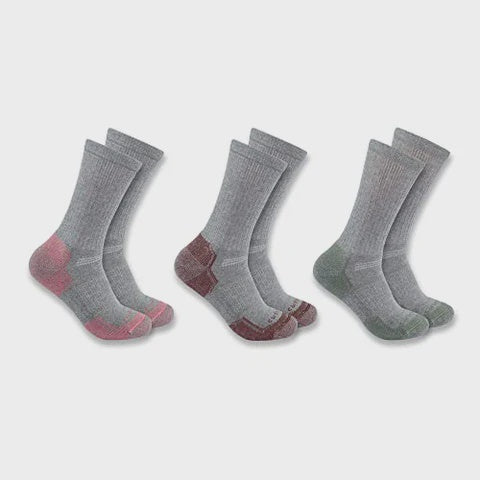 MIDWEIGHT COTTON CREW 3PK