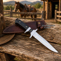 Grimward D2 Micarta Bowie Knife – 13" Full Tang