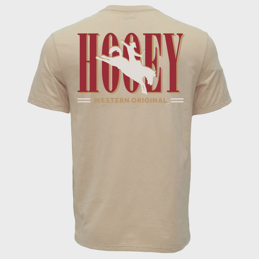 Wild Ride" Tan w/Red Hooey Logo T-shirt
